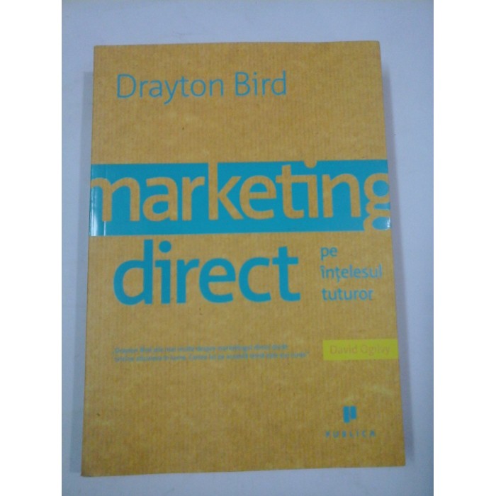 MARKETING  DIRECT  PE  INTELESUL  TUTUROR - Drayton  BIRD
